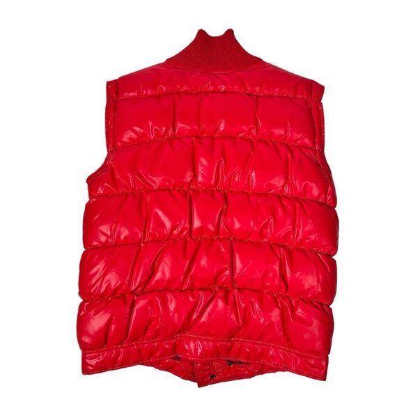 William Rast Vest Mens M Red Down Puffer Vintage Y2K Justin Timberlake - Picture 5 of 8